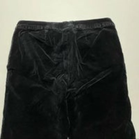 DG2 by Diane Gilman Velvet Micro suede Straight Leg Wide Leg Pants Black Size 3x - Picture 3 of 3